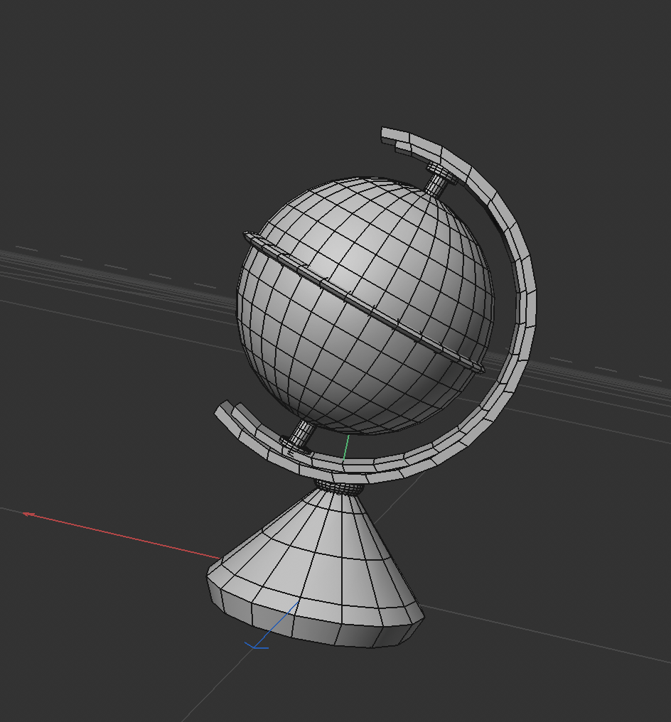 Finished Globe 3d model